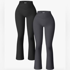 OQQ High Rise Flare leggings bundle